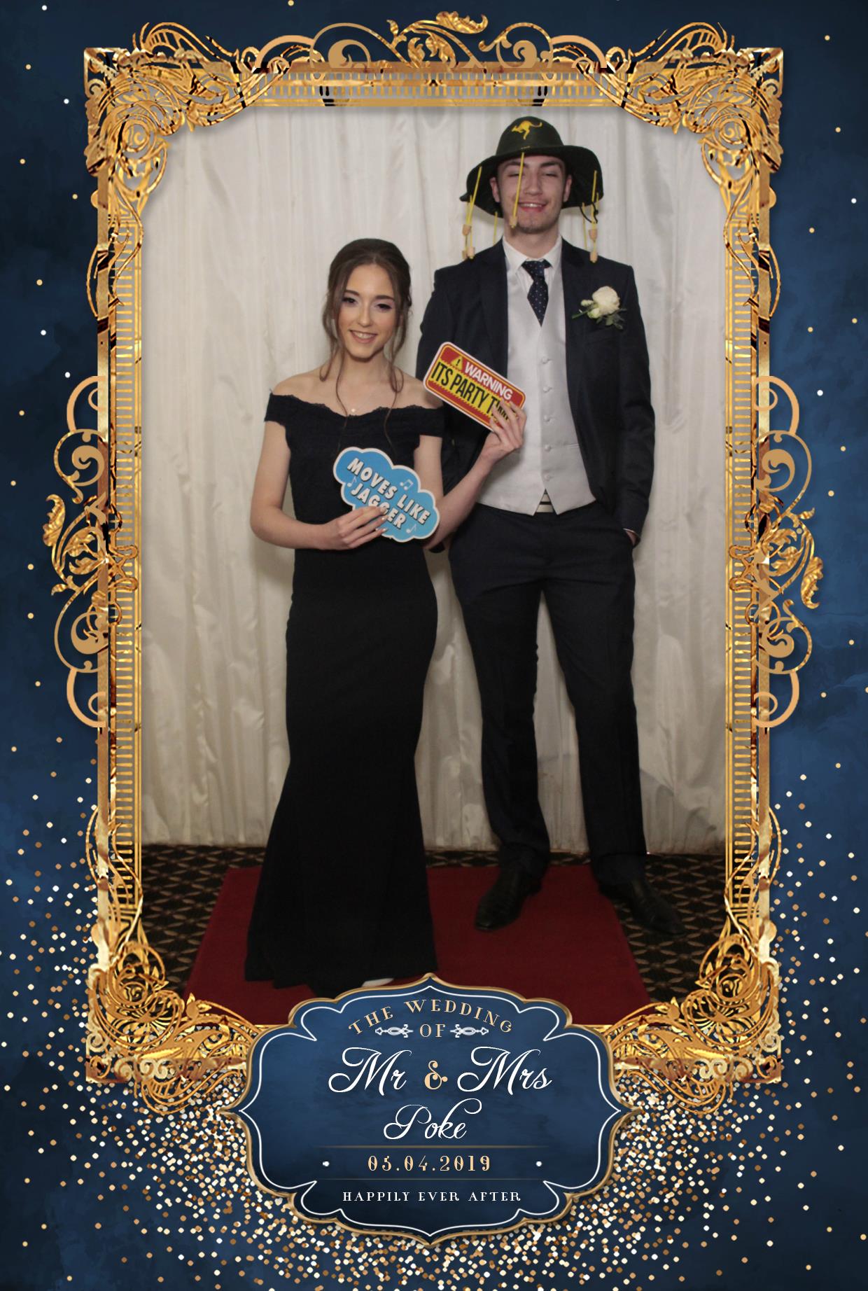 Mr & Mrs Poke | View more photos from the event at gallery.myphotoboothexperience.co.uk/u/MyPhotoBoothExperienceLtd/Mr-Mrs-Poke